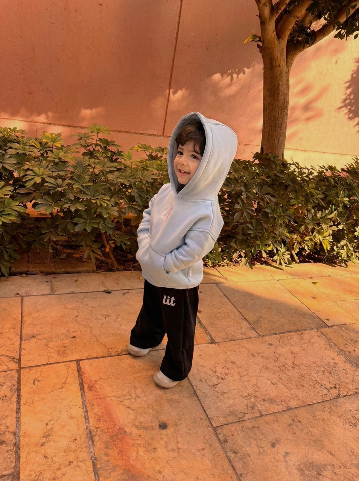 Baby Blue Boxy Hoodie