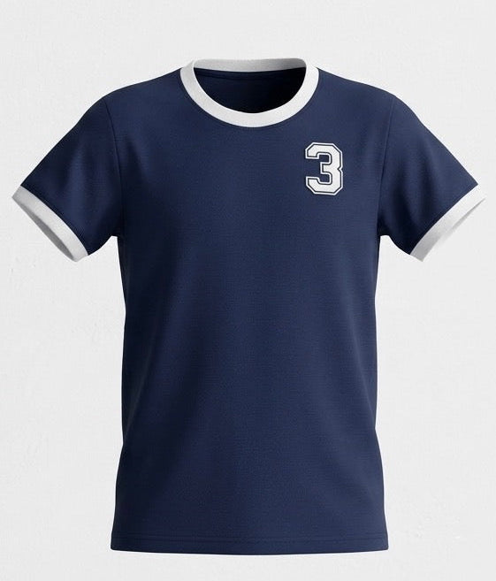 Navy Blue Ringer T-shirt