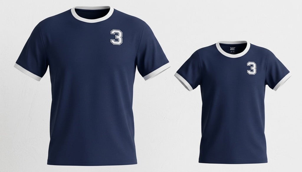 Dad & mini tee ( Navy Blue )